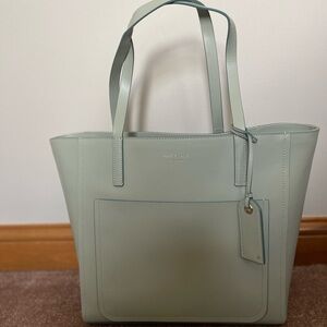 Kate Spade light blue large pocket tote